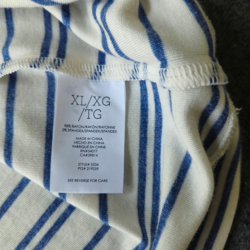 Cabi XL Striped Halter Top - Beachy Coastal Princess Nautical Poolside Swim EUC - Picture 6 of 6